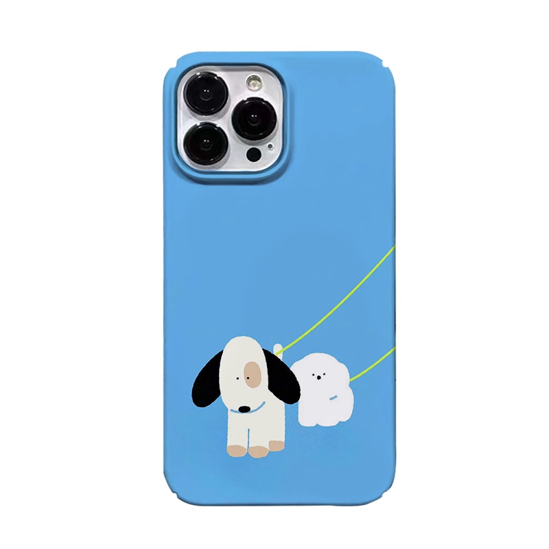 Ốp Điện Thoại Cứng Hình Cún Bông Dễ Thương Cho iphone 14promax 11 13 12 7Plus 8 X XS Max