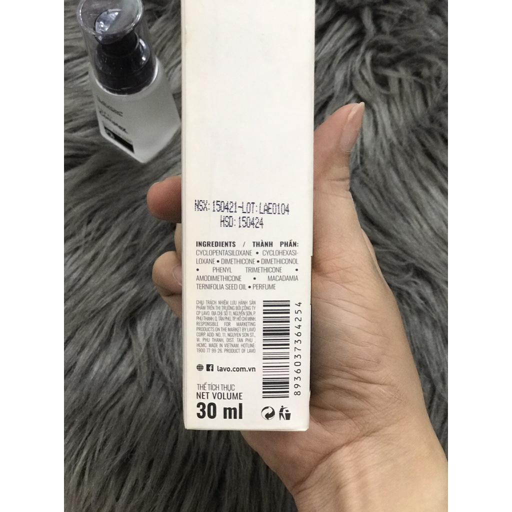 Tinh dầu dưỡng tóc Lavox Nano 30ml