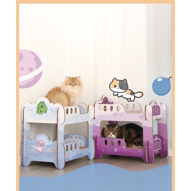 Giường tầng cào móng cho mèo ✨