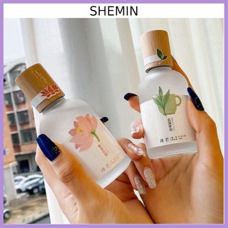 (Bán Buôn – Sỉ) Nước Hoa Body Mist Shimang Trà Thơ Mẫu Mới Nắp Gỗ Thân Thủy Tinh Vỏ Mờ Sang Trọng Bodymist SHEMIN