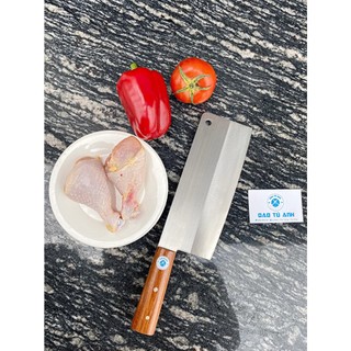 ❤️ dao tú anh ❤️ dao chặt phở chặt xương làm bằng thép trắng chống gỉ sét cao cấp cán gỗ hương đá