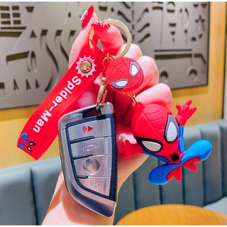 Móc Khóa Spider Man Mặt Dây Chuyền Móc Khóa Trang Sức