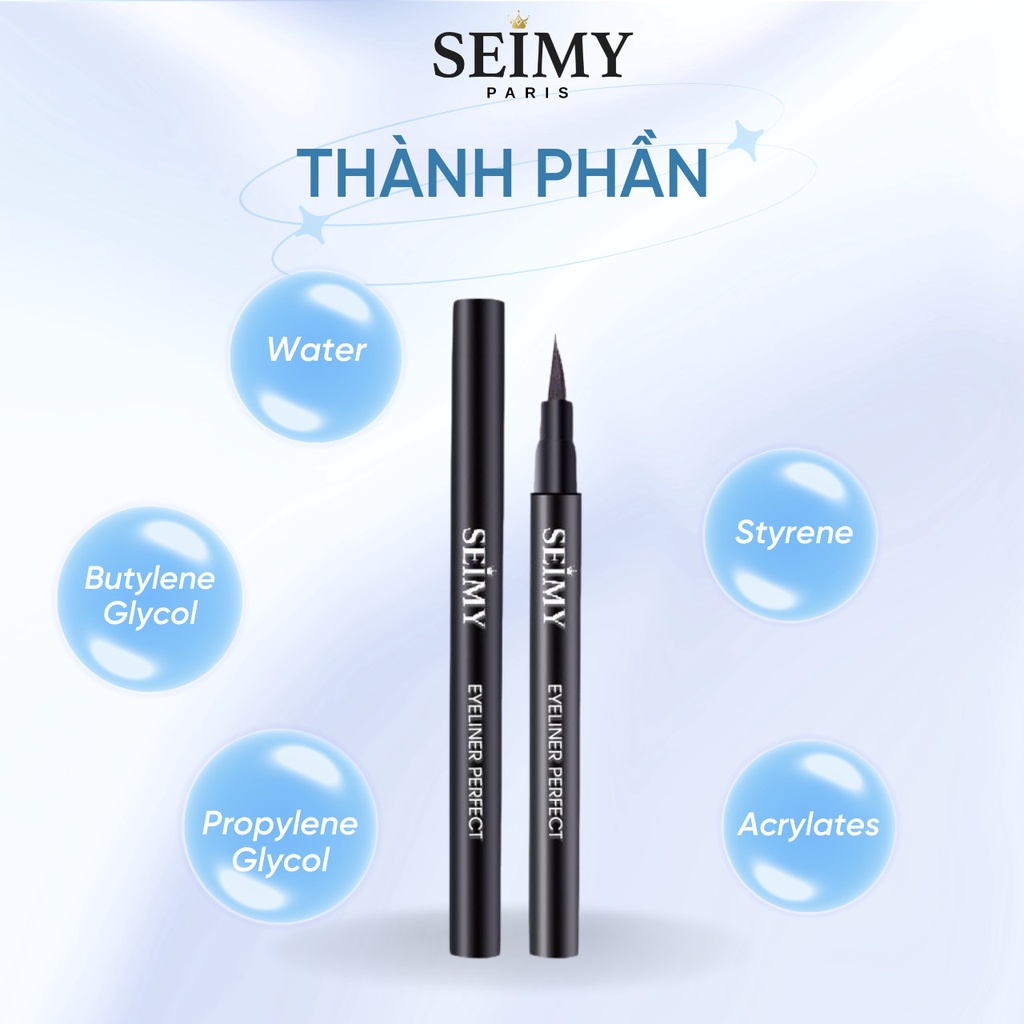 Bút kẻ mắt nước Seimy - Eyeliner Perfect 6g