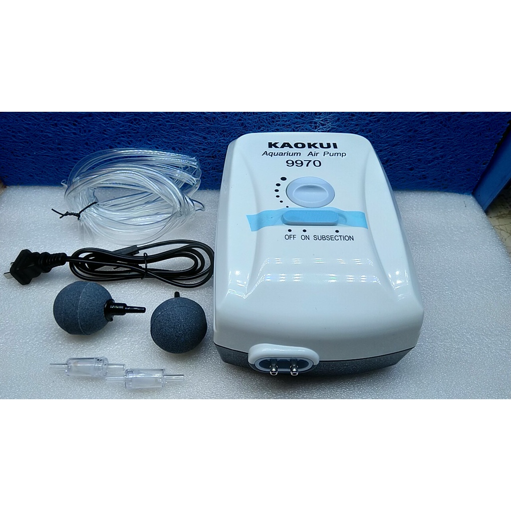 Máy sủi khí Oxy tích điện 9970 dùng cho hồ cá.