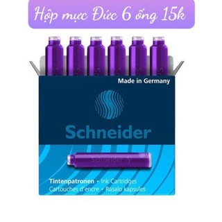 Ống mực bút máy schneider đức màu tím