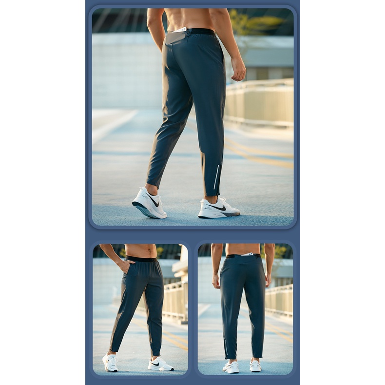 Quần Dài Thể Thao Nam, Quần Jogger Co Giãn Chạy Bộ Thể Dục Tập Gym Thoáng Mát