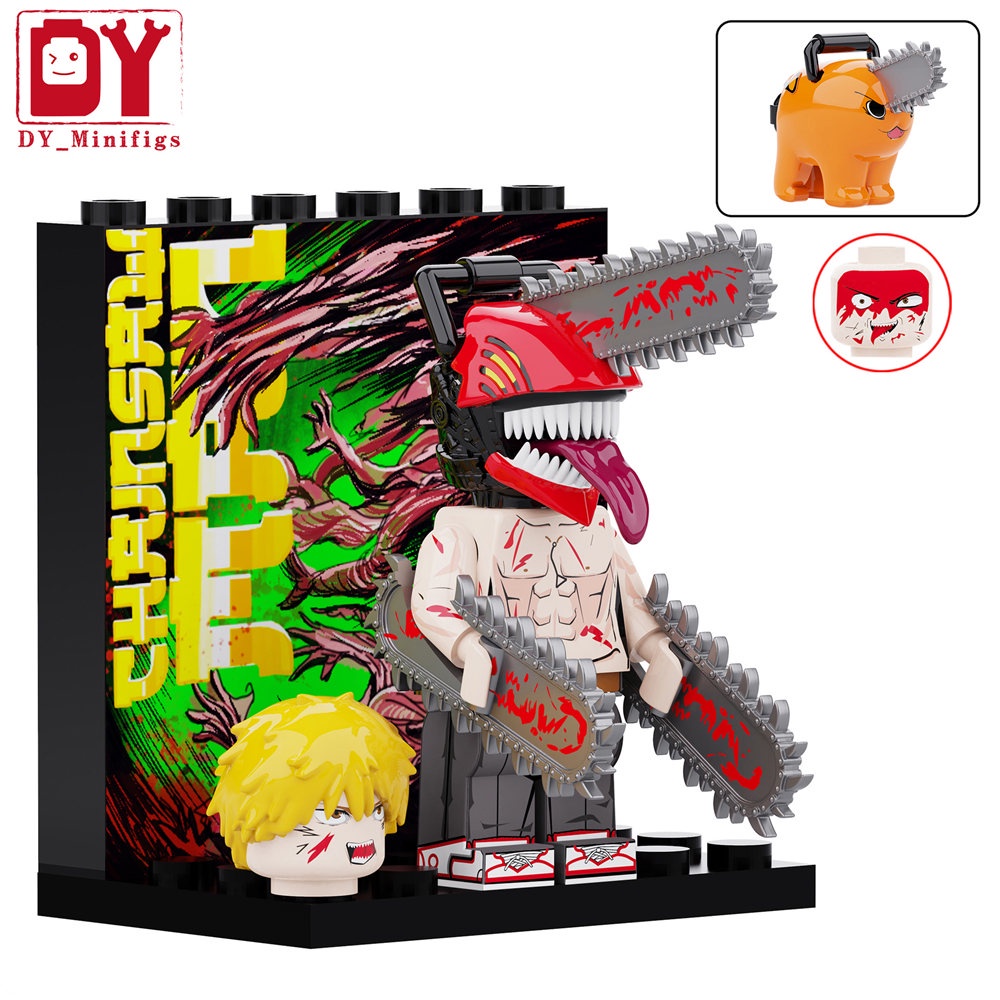 Mô Hình Đồ Chơi Nhân Vật Hoạt Hình Chainsaw Man Denji Pochita DY520 DY521