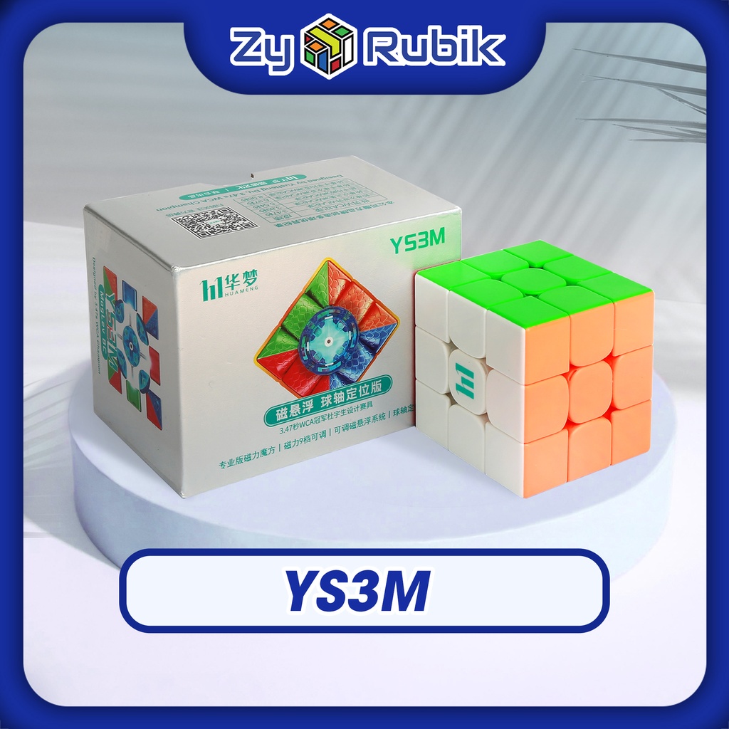 Rubik 3x3 Moyu HuaMeng YS3M 2023 4 Phiên Bản Magnetic/ Maglev/ Ball Core/ Maglev UV - Zyo Rubik