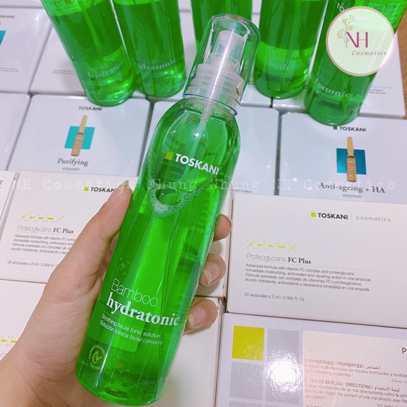 Toner TOSKANI Bamboo Hydratonic kiềm dầu