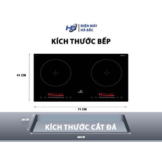 Bếp từ đôi lắp âm Bauer BE 328SI công suất 4000W