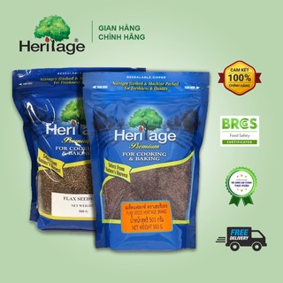 HẠT LANH - HẠT DINH DƯỠNG, LỰA CHỌN CHO SỨC KHỎE HERITAGE THÁI LAN 500G - FLAX SEED