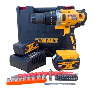 [Tặng mũi] Máy khoan Dwalt 2 PIN 199V  không chổi than, 3 Chức Năng có búa, Máy Khoan bắt vít Dewatl,