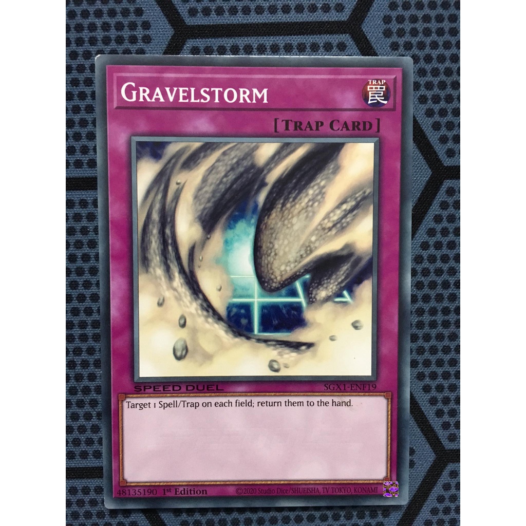 Bài yugioh speed duel - Gravelstorm - SGX1-ENF19 - Common 1st Edition