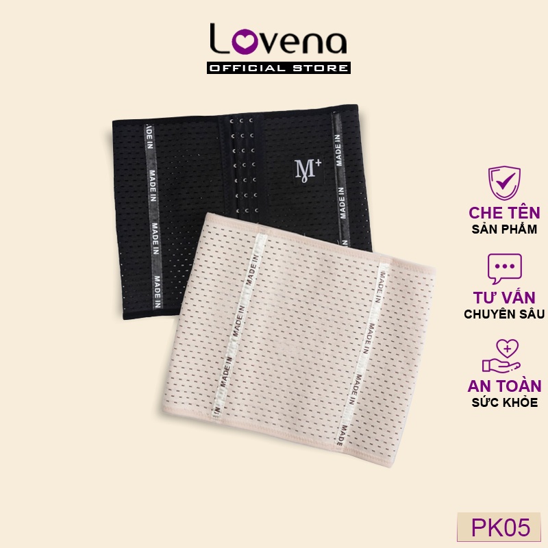 Đai Gen Nịt Bụng Latex Giảm Mỡ Sau Sinh Lovena PK05