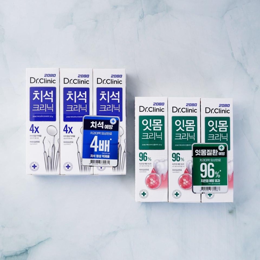 Kem Đánh Răng Ngừa Cao Răng Và Mảng Bám 2080 DR.CLINIC Tartar Care Toothpaste Ngừa Sâu Răng Hiệu Quả 125g