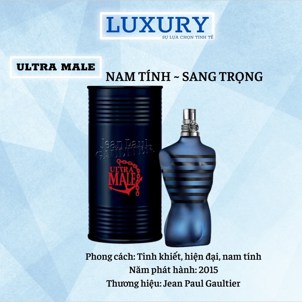 [MẪU THỬ] Nước Hoa Chiết Jean Paul Gaultier Ultra Male Intense EDT. Dành Cho Nam NAM TÍNH_SANG TRỌNG | BigBuy360 - bigbuy360.vn
