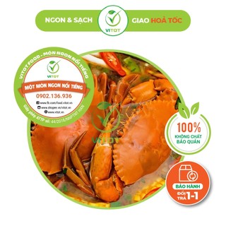 [HỎA TỐC] Cua Cà Mau Năm Căn VITOT Thịt Chắc Gạch Thơm Bảo Hành 1 Đổi 1