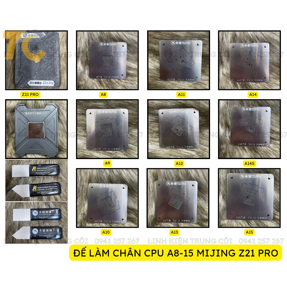 ĐẾ LÀM CHÂN CPU A8-15 MIJING Z21 PRO