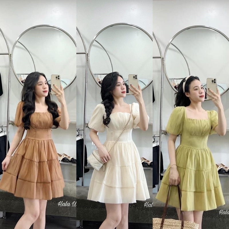 Váy tơ mềm mại