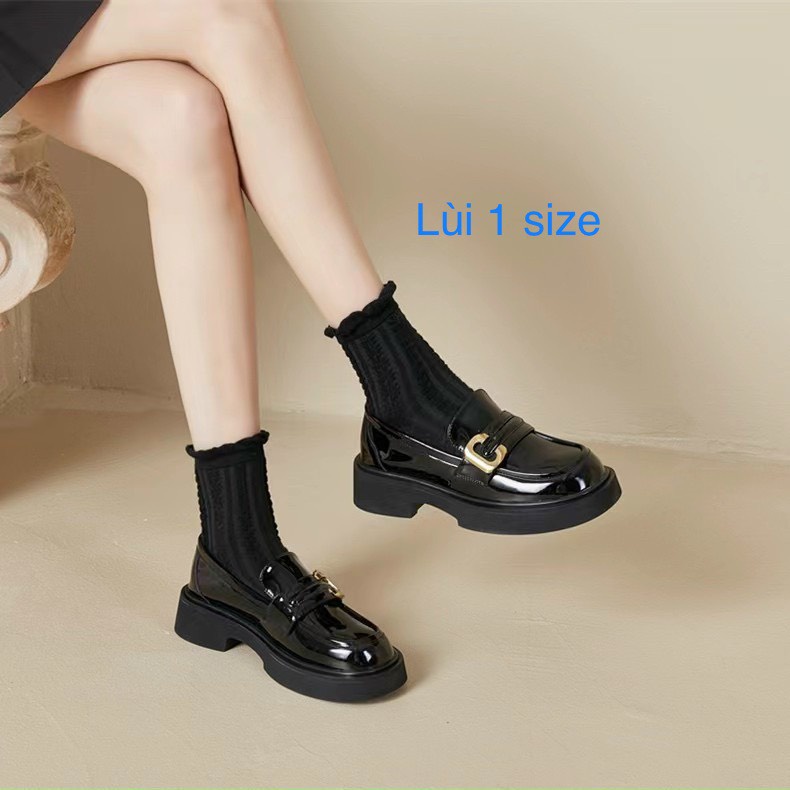 Giày Lười Nữ Hàng Quảng Châu Chất Liệu Cao Cấp Full Box