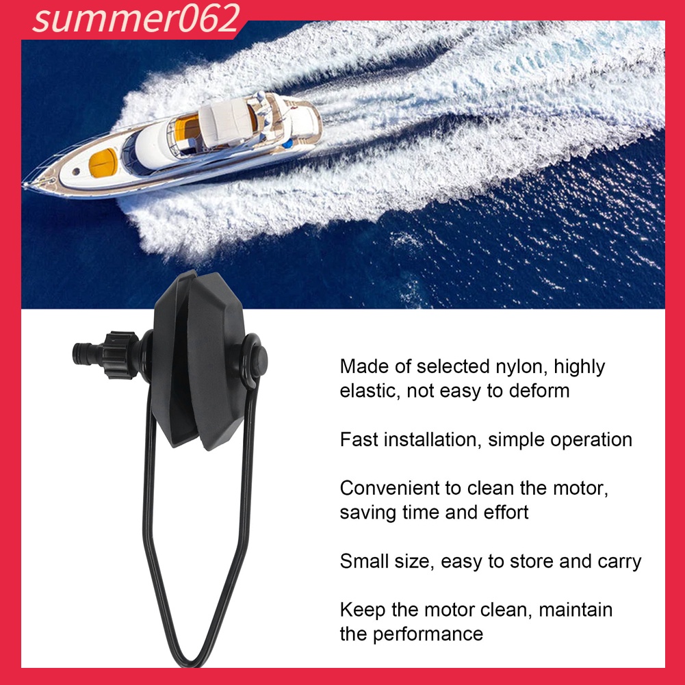 [Hàng Sẵn] Máy rửa xe động cơ hàng hải Nylon hình chữ nhật đầu bên ngoài nước cho tàu du thuyền 【Summer062】