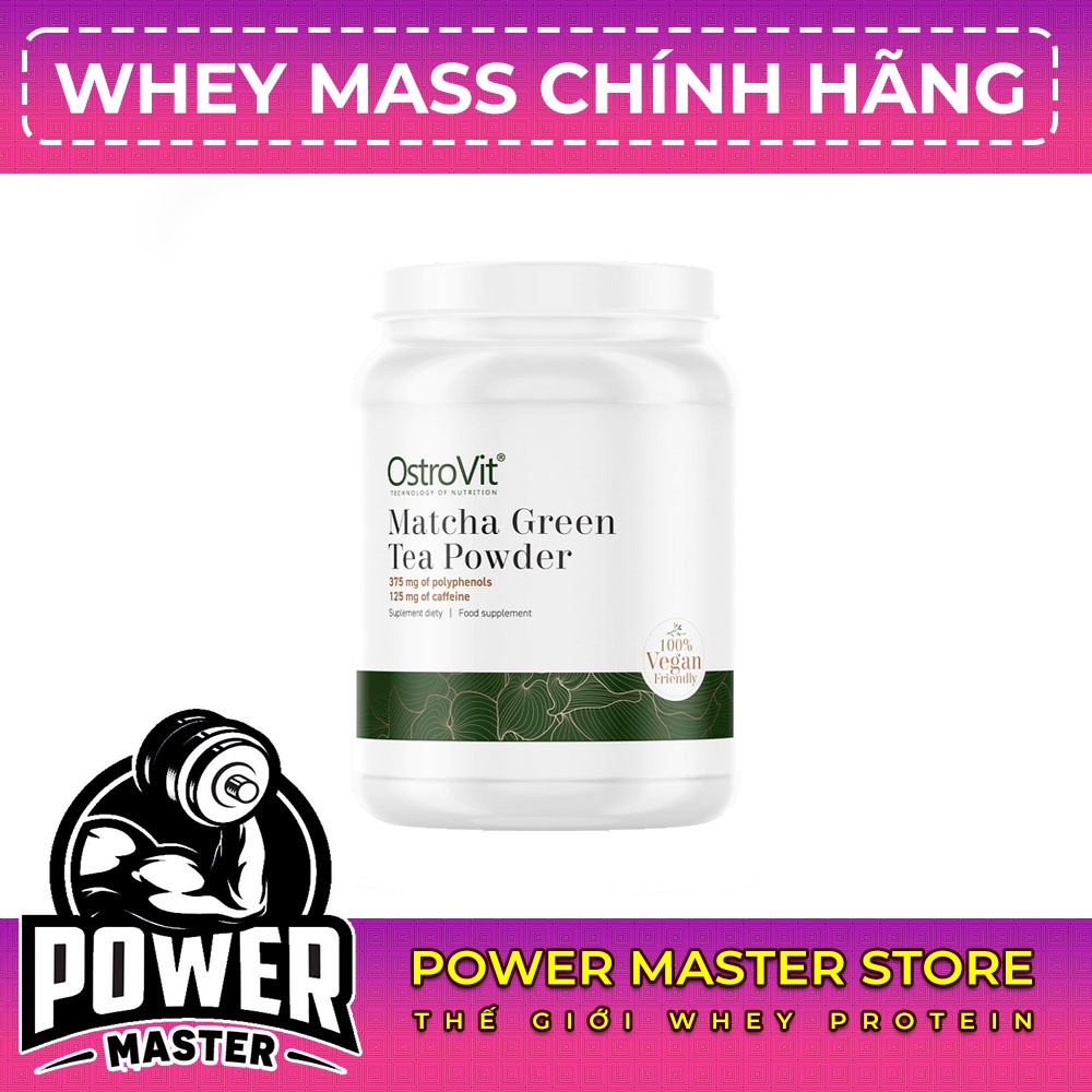 Ostrovit Matcha Green Tea Powder Natural - Bột Trà Xanh Giảm Béo, 100g