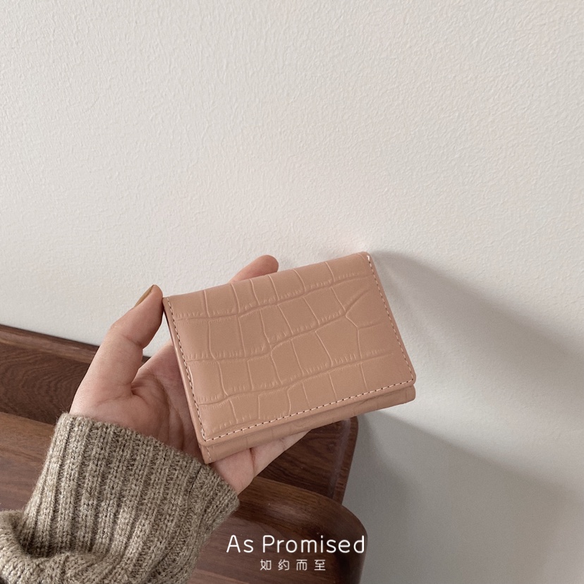 Ví nữ mini gấp gọn Amora da nhỏ gọn 01S-H