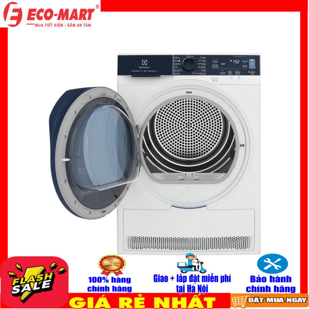 Máy sấy Electrolux  bơm nhiệt EDH803Q7WB 8 kg