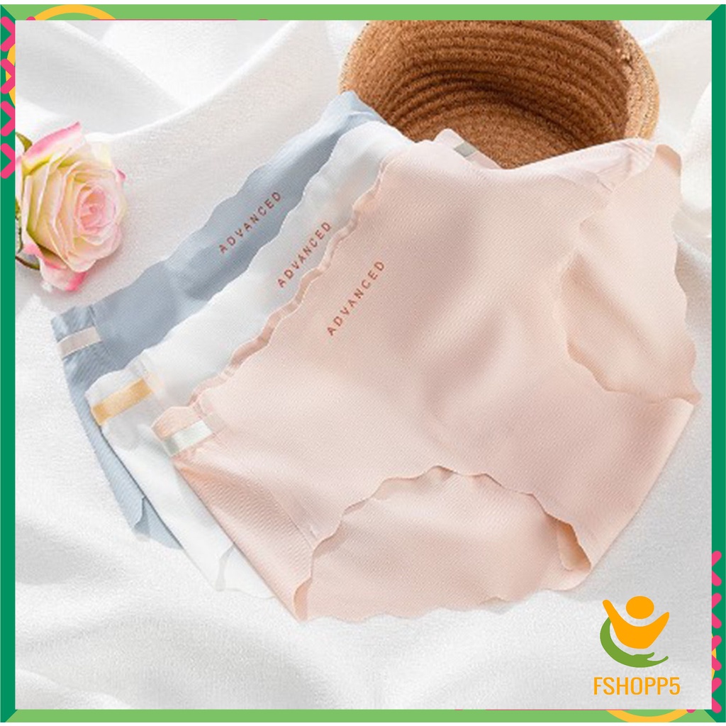 Quần chip đúc su nữ Viền Sóng Gân Tăm Phối Chữ Cạp Co Dãn Chống Tụt LOTNU19