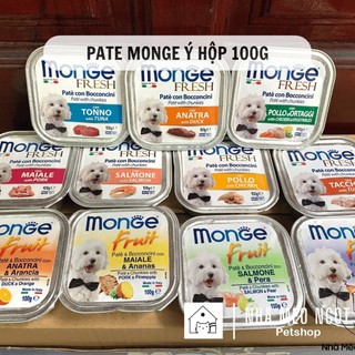 Thức ăn pate chó Monge Ý