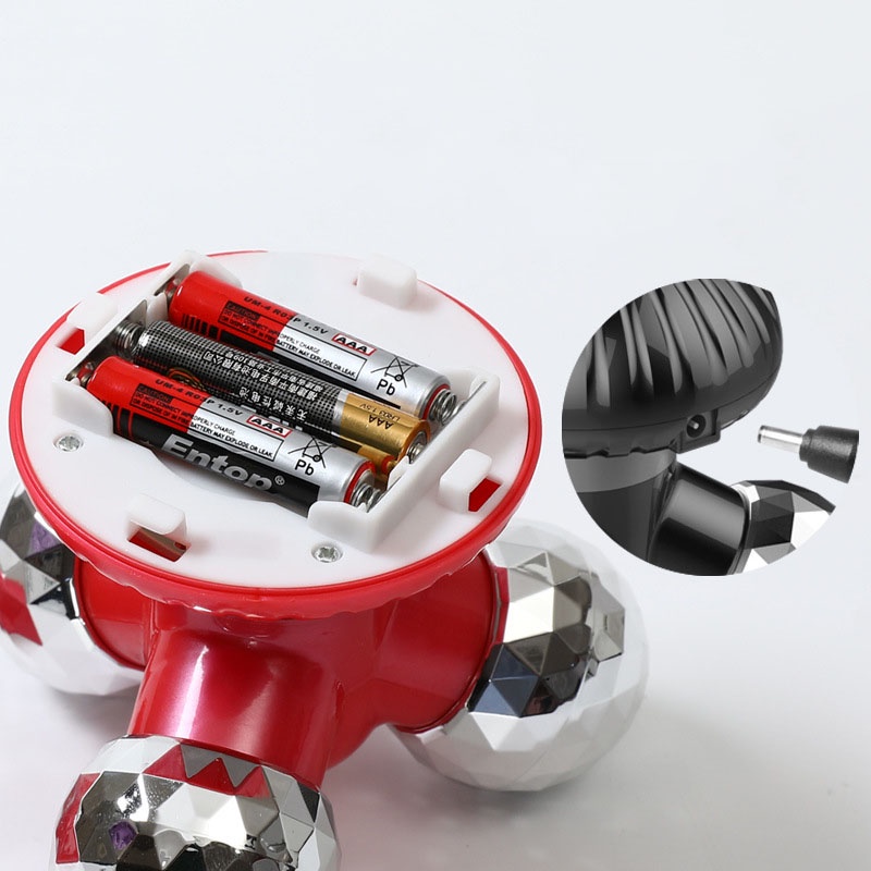 Máy Massage 3 Chân Mini Kim Cương - Massage Toàn Thân Mini-Sạc USB Tiện Dụng