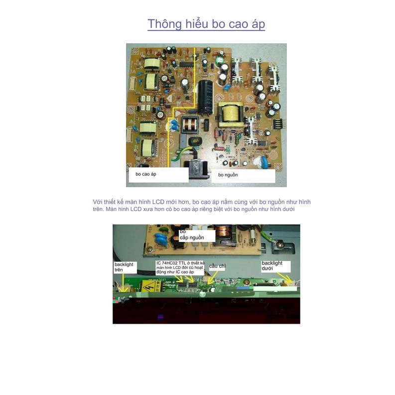 Tài liệu sửa chữa LCD - File .PDF 178 trang - Zalo 0328723707