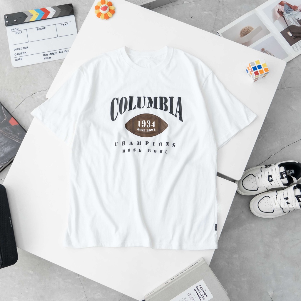 ÁO PHÔNG COL.UM.BIA LOGO CHAMPION ROSE BOWL PHONG CÁCH BASIC