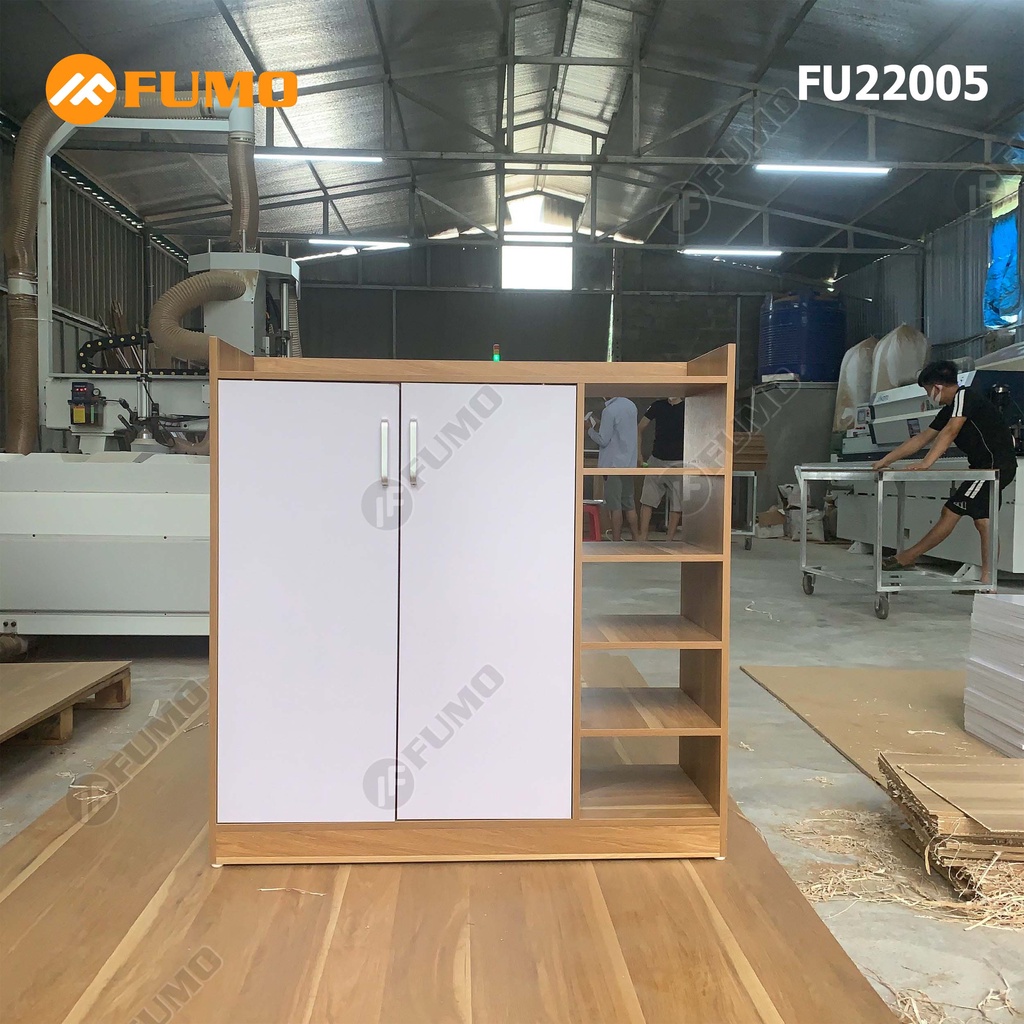 Kệ tủ gỗ đa năng, kệ để giày dép 5 tầng 1 ngăn kéo tiện lợi FU22003-FU22005