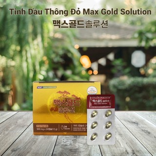 Tinh Dầu Thông Đỏ Max Gold Solution 120 Viên