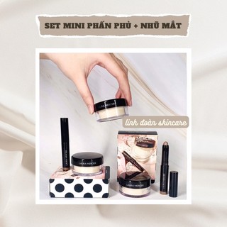 Unbox Set phấn phủ Laura Mercier 5g & nhũ mắt