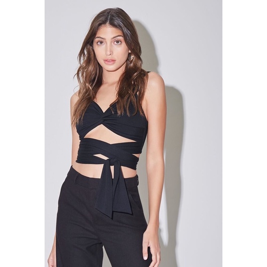 Áo kiểu thắt dây Forever 21