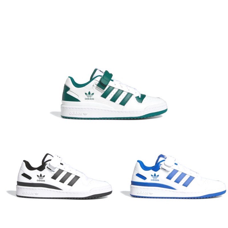Giày Thể Thao Adidas Forum 84 Cổ Thấp 3 Sọc Màu Hot Xanh Lá, Đen, Xanh Dương Cực Êm Chân Full Box Bill