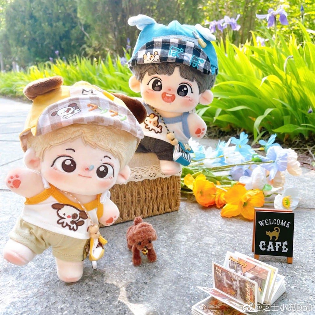CẶP BÚP BÊ BÁNH KEM BÁNH HẠT DẺ 20cm