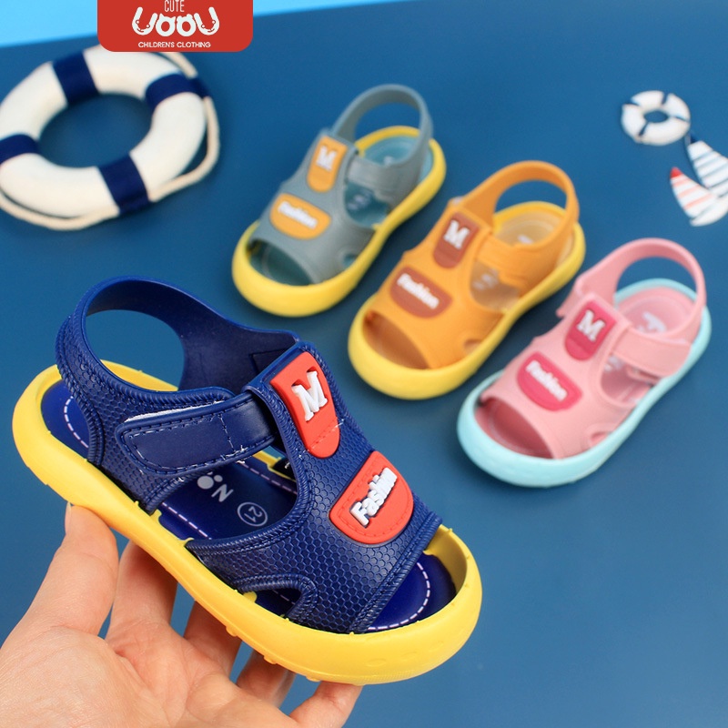 Sun baby Xăng đan Đế Mềm Thời Trang Mùa Hè 2023 Cho Bé 0-2 Tuổi