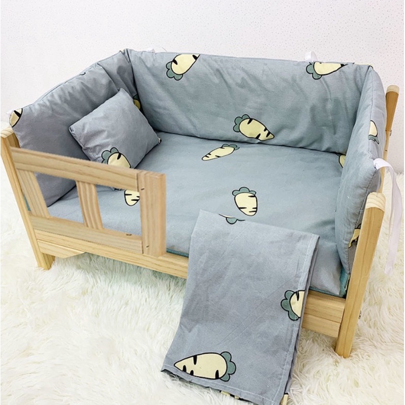 Giường gỗ xinh xinh