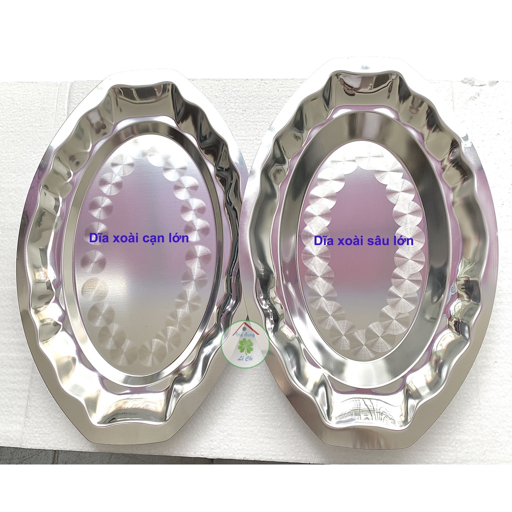 Dĩa hấp hột xoài inox