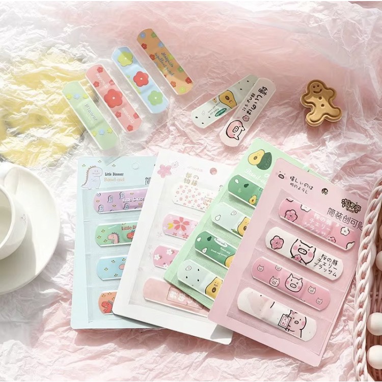 Băng dán cá nhân họa tiết xinh xắn cute Băng dán che khuyết điểm nhiều mẫu mã