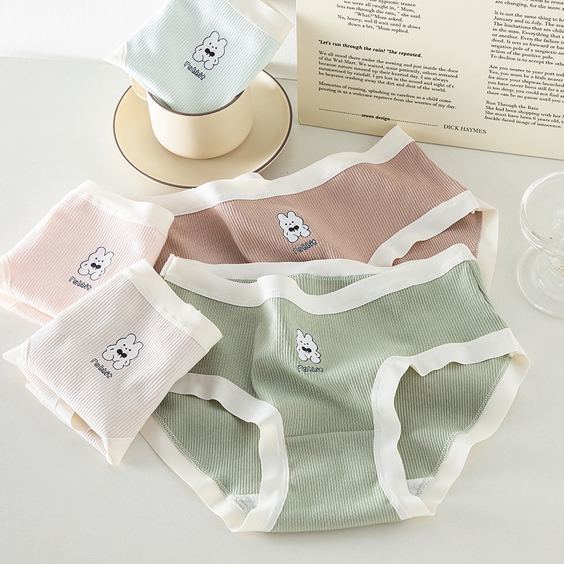 Quần lót nữ cotton cao cấp lớp lót kháng khuẩn quần chip bé gái họa tiết cute dễ thương Q104