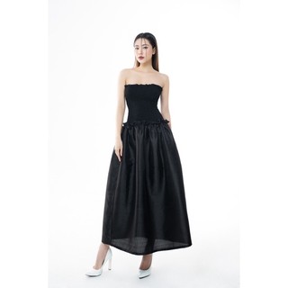 Váy maxi quây ngực chân váy dáng dài Taffta cao cấp RÊVEURS Adela Midi Dress