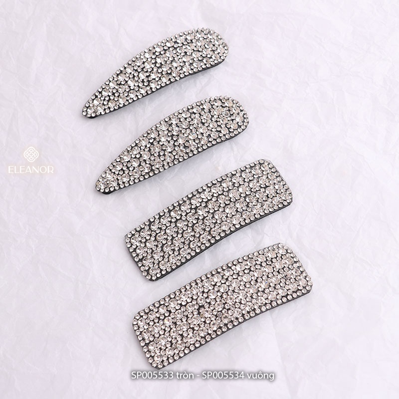 Kẹp tóc mái nữ Eleanor Accessories đính đá phong cách basic phụ kiện tóc 5533