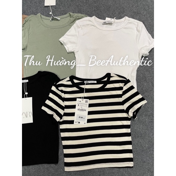 CÓ SẴN ÁO THUN ZARA AUTH ĐỦ MÀU THỜI TRANG, KÈM ẢNH SHOP CHỤP TRẢ SÀN