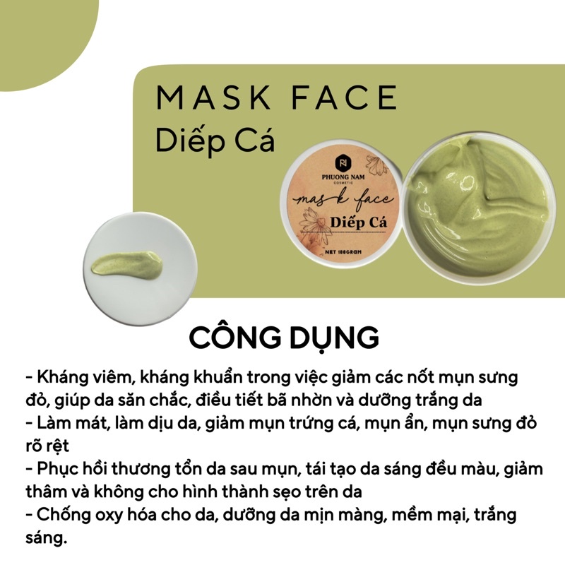 MASK DIẾP CÁ 100gr