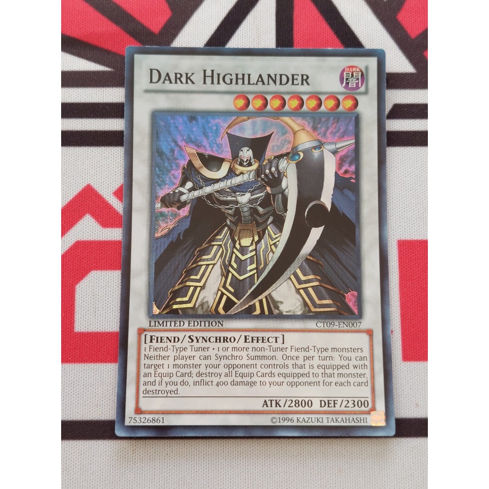 Thẻ Bài Mint90 Yugioh Monster Dark Highlander - CT09-EN007 - Super Rare