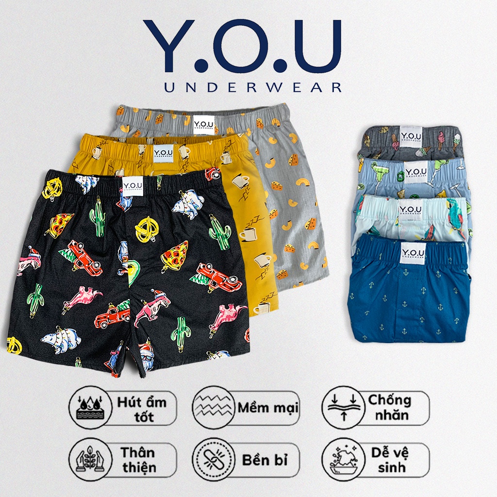 Quần Đùi Ngủ Nam Kate Cotton Cao Cấp Mặc Ngủ Thoải Mãi Khi Ở Nhà Full Size 45-95kg